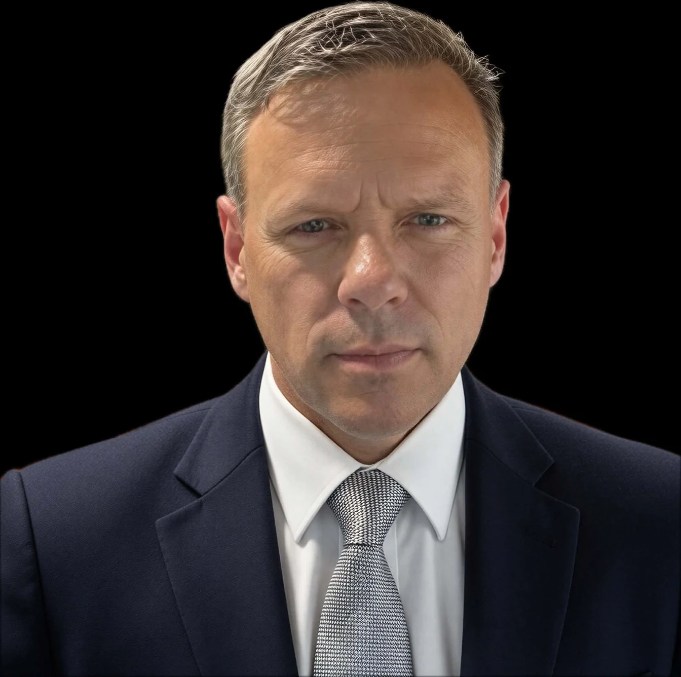 Cloyd Allen Smith in a dark suit and tie